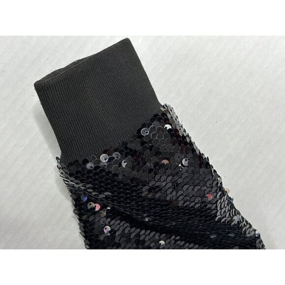 Rock Cheer Womens S Sequin Bomber Jacket Sparkle Zip Front Long Sleeve Dance - Picture 6 of 8